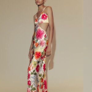 Reformation Floral Multicolor Dress